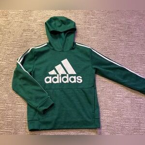 Kids Adidas Forest Green Hoodie